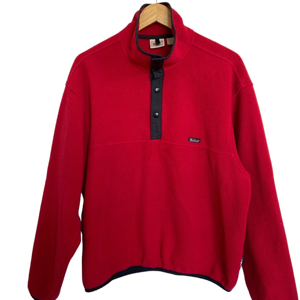 Woolrich Polartec Snap Pullover Fleece Sweater - Picture 3 of 12